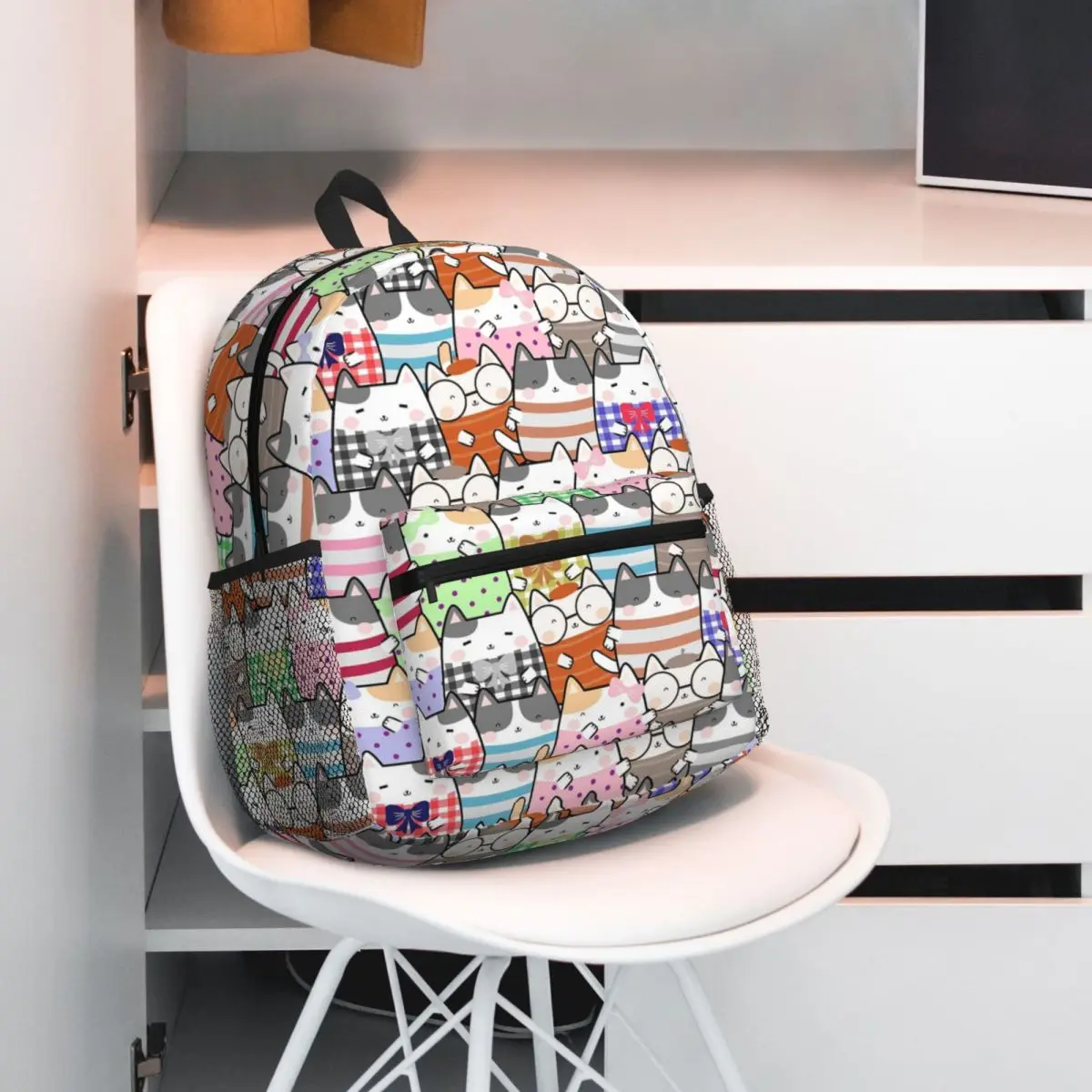 Kawaii Cute Cat Kitten Pattern Backpack Student BookBag Children School Bag Laptop Shoulder Bags for Men Women
Kawaii Cute Cat Kitten Pattern Backpack Student BookBag Children School Bag Laptop Shoulder Bags for Men Women