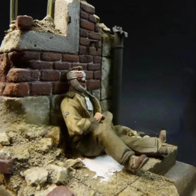 Diecast 1/35 Scale Resin Soldier Model History Mini Military Wounded Soldier Sitting GK Statue Unassembled Unpainted DIY Toys
Diecast 1/35 Scale Resin Soldier Model History Mini Military Wounded Soldier Sitting GK Statue Unassembled Unpainted DIY Toys