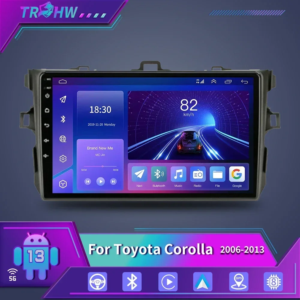 9" Android13 Car Stereo Radio for Toyota Corolla E140/150 2007 2008 2009 2010 2011 2012 2013 Multimedia Player 2 Din DVD Speaker
9" Android13 Car Stereo Radio for Toyota Corolla E140/150 2007 2008 2009 2010 2011 2012 2013 Multimedia Player 2 Din DVD Speaker