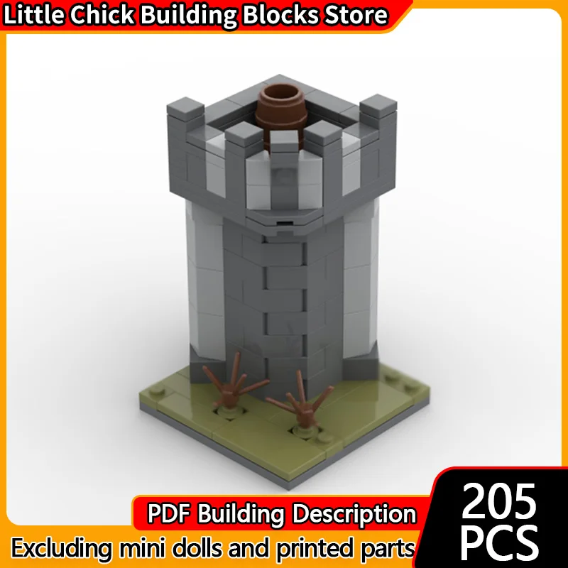 Средневековый замок, модель MOC, строительные кирпичи, замок, угловая башня, модульная технология, детские праздничные подарки, сборка игрушек, костюм
Средневековый замок, модель MOC, строительные кирпичи, замок, угловая башня, модульная технология, детские праздничные подарки, сборка игрушек, костюм