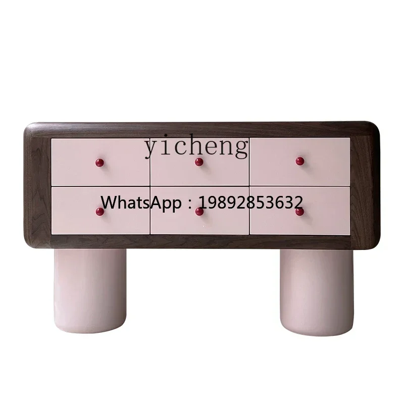 Шкафчик для спальни, комод с шестью ящиками, комод из цельного дерева, шкаф для хранения вещей
Шкафчик для спальни, комод с шестью ящиками, комод из цельного дерева, шкаф для хранения вещей