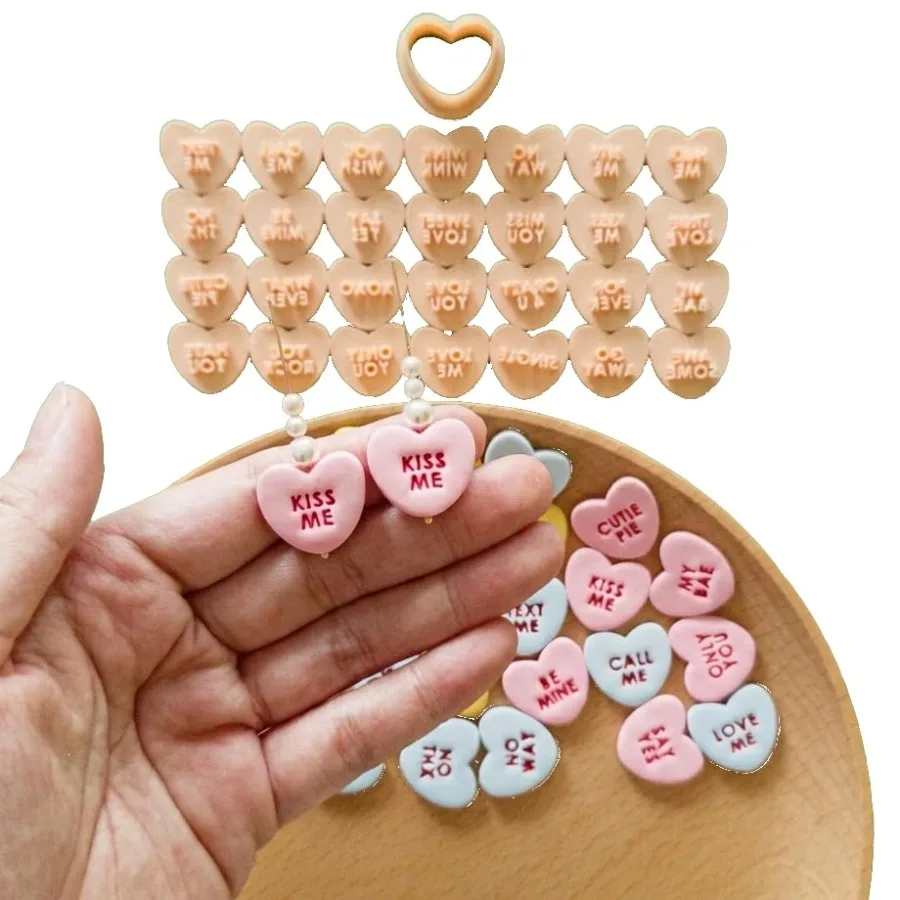 Conversation Heart Word Stamp Bundle 28 Phrases Valentine Cutter Clay and Fondant Tool
Conversation Heart Word Stamp Bundle 28 Phrases Valentine Cutter Clay and Fondant Tool