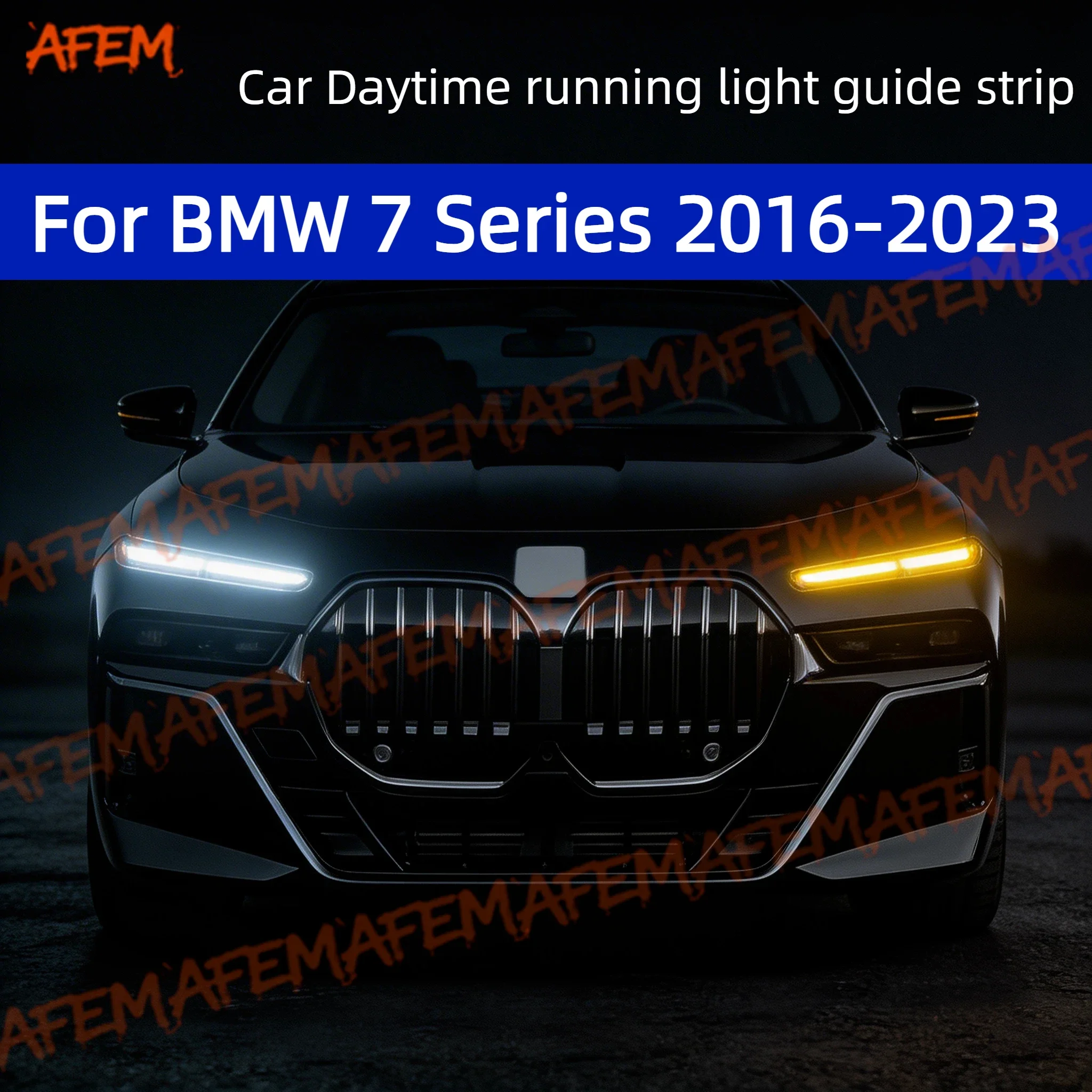 Daytime Running Light Guide Strip For BMW 7 Series 2016-2023 Auto LED DRL Daytime Running light Flexible Decorative Ambient Lamp
Daytime Running Light Guide Strip For BMW 7 Series 2016-2023 Auto LED DRL Daytime Running light Flexible Decorative Ambient Lamp