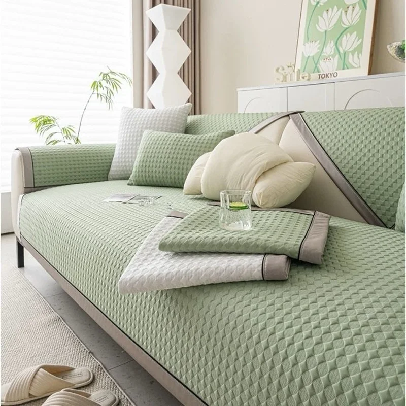 Cooling Feel Sofa Seat Cushion Summer Breathable Non-slip Couch Cover with Backrest Ice Silk Sofa Pad Mat for Living Room 쇼파커버
Cooling Feel Sofa Seat Cushion Summer Breathable Non-slip Couch Cover with Backrest Ice Silk Sofa Pad Mat for Living Room 쇼파커버