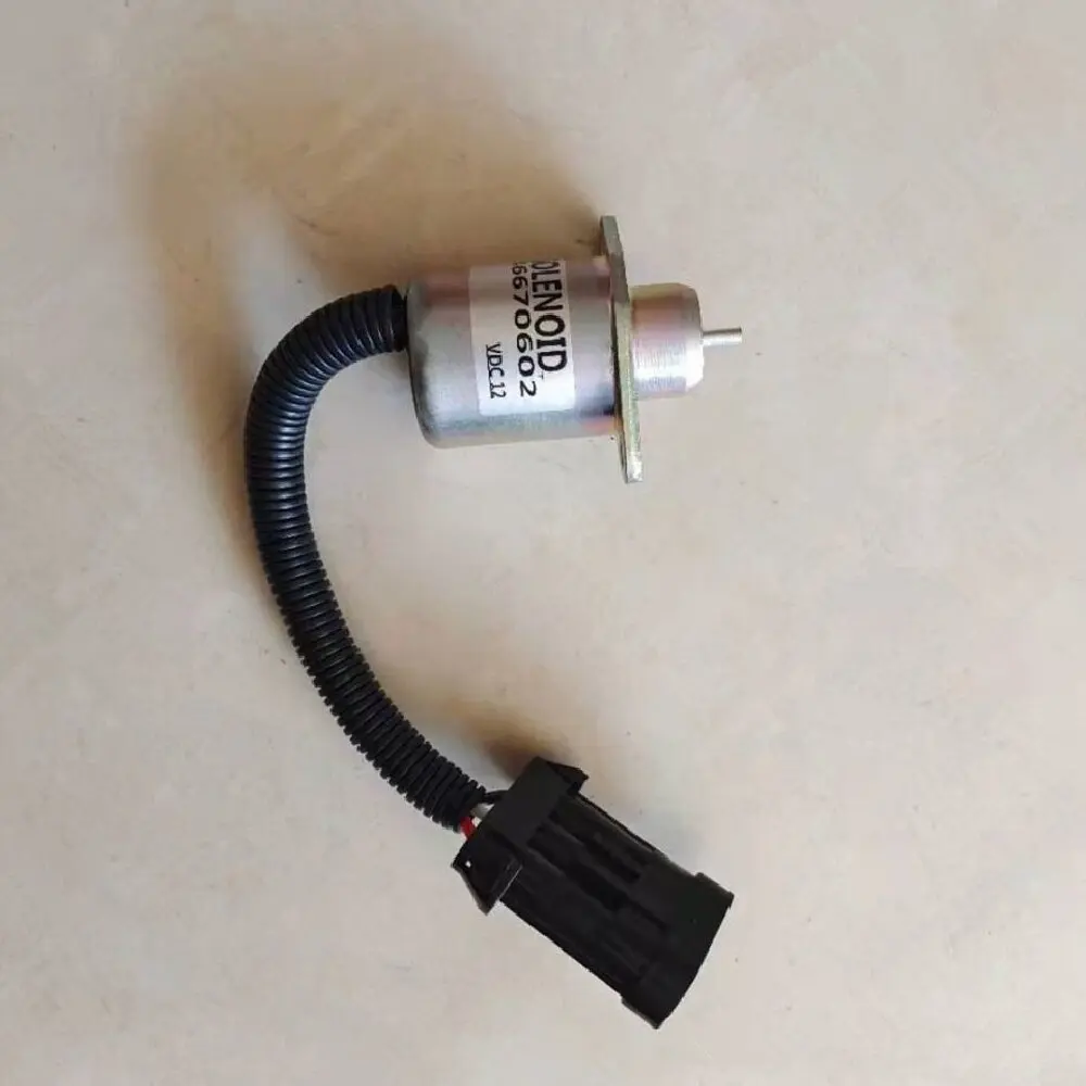 12V Stop Solenoid Valve 6670602 Fuel ShutOff Solenoid Suitable for Bobcat Loader 463 553 S70 S100
12V Stop Solenoid Valve 6670602 Fuel ShutOff Solenoid Suitable for Bobcat Loader 463 553 S70 S100