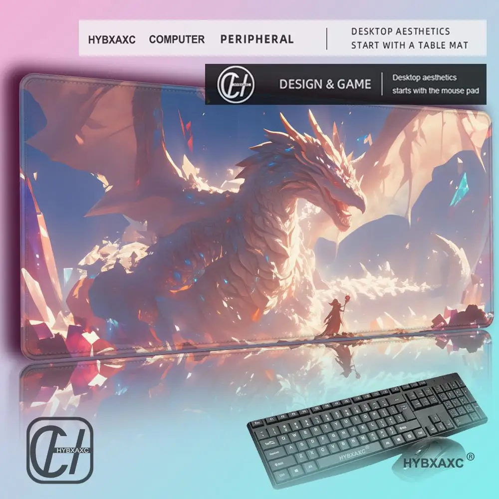 HYBXAXC Japanese Wafu Dragon Mouse Pad, Oriental Dragon Pattern Desk Mat, Non-Slip & Double-Sided for Office & Gaming
HYBXAXC Japanese Wafu Dragon Mouse Pad, Oriental Dragon Pattern Desk Mat, Non-Slip & Double-Sided for Office & Gaming