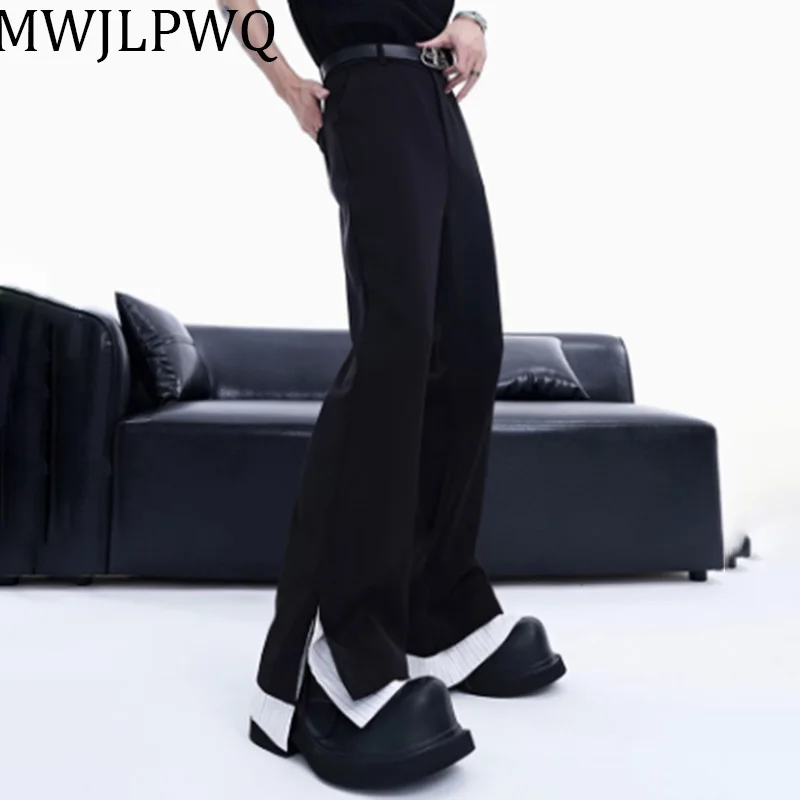 MWJLPWQ расклешенные мужские брюки с боковым разрезом, осень 2022, новинка High Street, утягивающие повседневные брюки с нишевым дизайном, Tide 010701
MWJLPWQ расклешенные мужские брюки с боковым разрезом, осень 2022, новинка High Street, утягивающие повседневные брюки с нишевым дизайном, Tide 010701