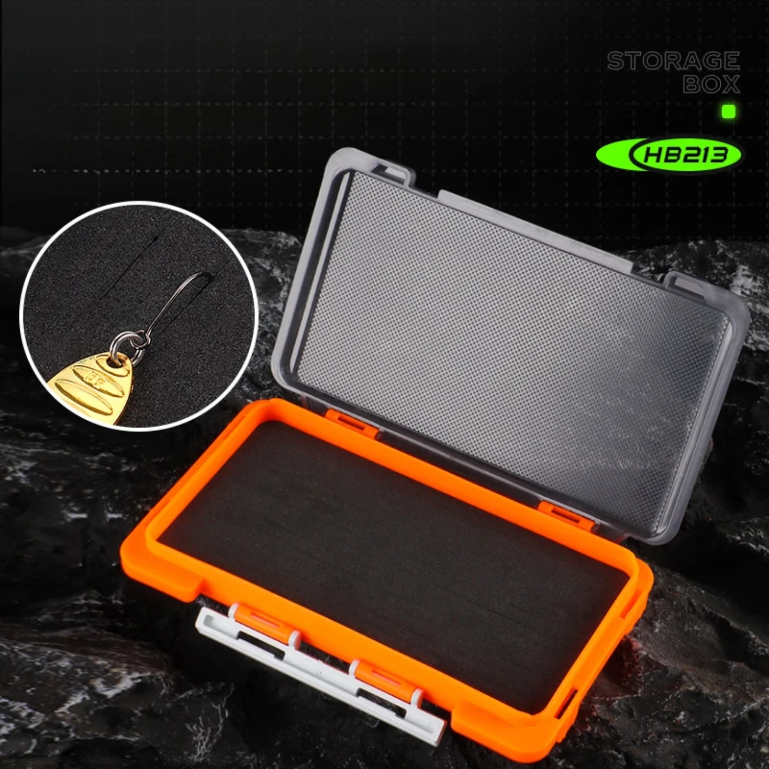 portable plastic fishing box sponge cushion fly baits boxes jig hook organizer rotary spoon bait carp tool case
portable plastic fishing box sponge cushion fly baits boxes jig hook organizer rotary spoon bait carp tool case