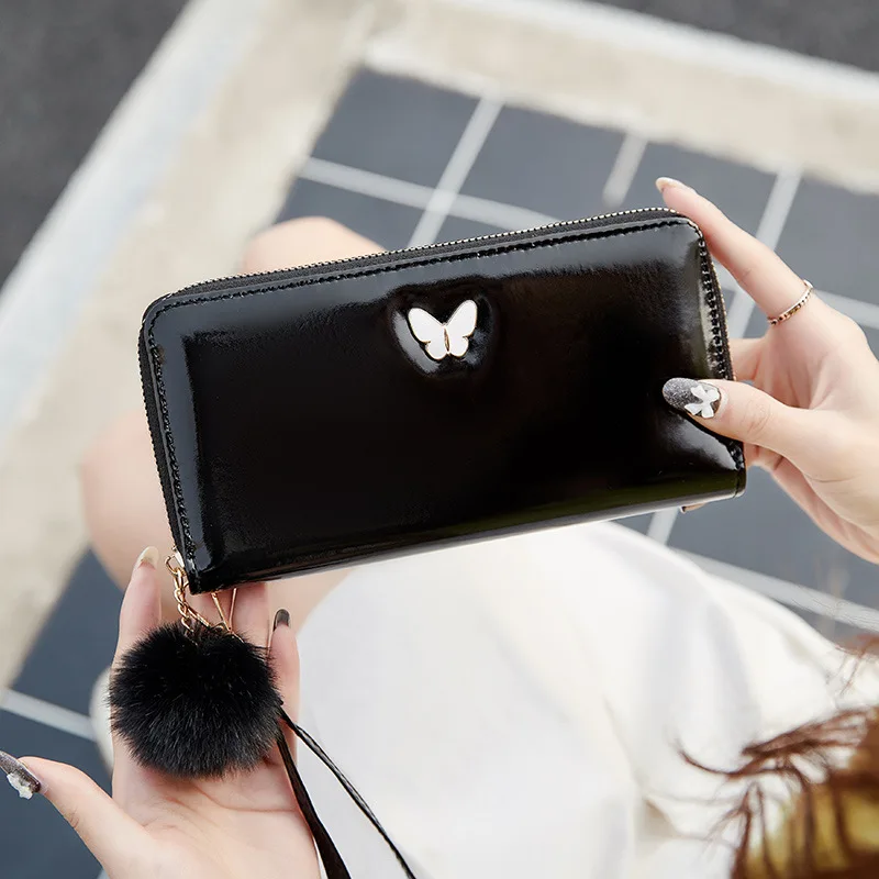 Women Clutch Wallet Oily Skin Wallet Female Long Butterfly Wallet Women Zipper Purse Strap Coin Purse Cell Phone Pocket
Women Clutch Wallet Oily Skin Wallet Female Long Butterfly Wallet Women Zipper Purse Strap Coin Purse Cell Phone Pocket