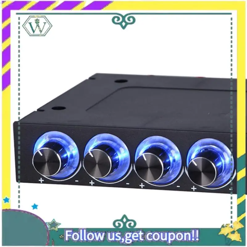 NEW Computer Fans Controller PC Fans Cooling 4 Channel Withled Control Up Suitable Forcomputer Case CPU Graphics Card
NEW Computer Fans Controller PC Fans Cooling 4 Channel Withled Control Up Suitable Forcomputer Case CPU Graphics Card