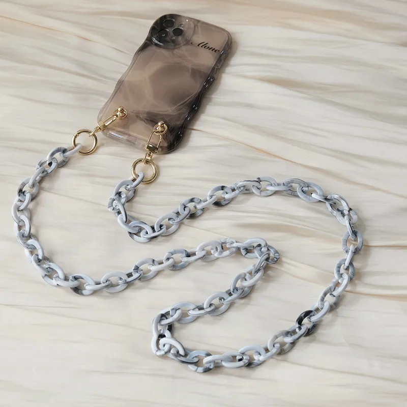 New Phone Accessory Detachable Chain Solid Crossbody Patch Strap Mobile Phone Case Chain Acrylic Shoulder Lanyard Hanging Chains
New Phone Accessory Detachable Chain Solid Crossbody Patch Strap Mobile Phone Case Chain Acrylic Shoulder Lanyard Hanging Chains