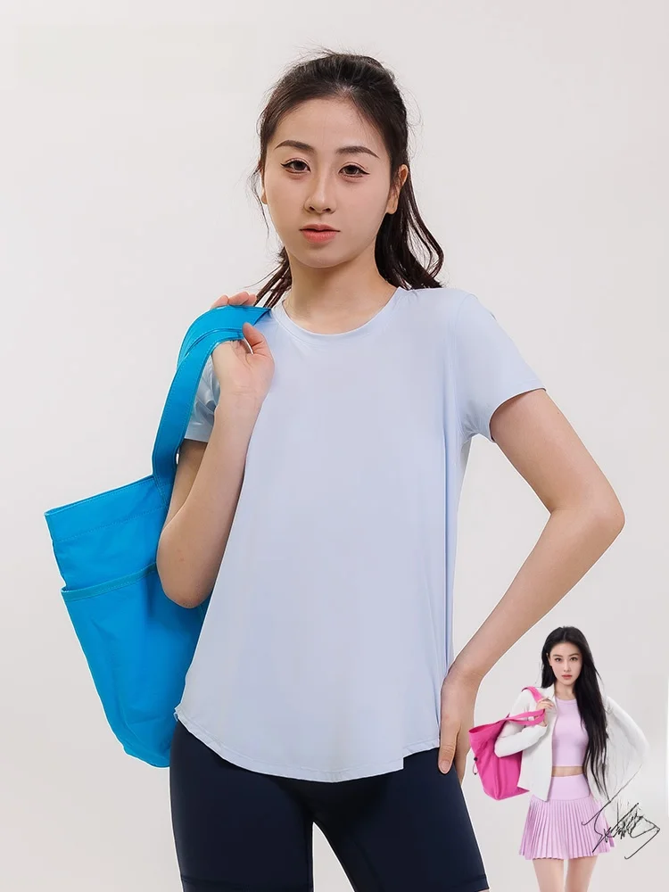 Tea Beauty Women's Casual Style Short Sleeve Loose Fitness Outdoor T-shirt Summer Lightweight Luxury Feel round Neck Top
Tea Beauty Women's Casual Style Short Sleeve Loose Fitness Outdoor T-shirt Summer Lightweight Luxury Feel round Neck Top