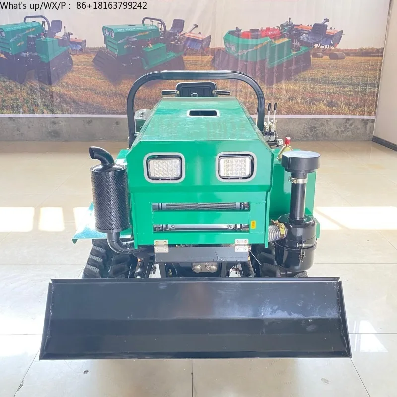 Crawler Type Rotary Tiller - Die sel Field Management Machine for Orchard & Greenhouse Weeding
Crawler Type Rotary Tiller - Die sel Field Management Machine for Orchard & Greenhouse Weeding