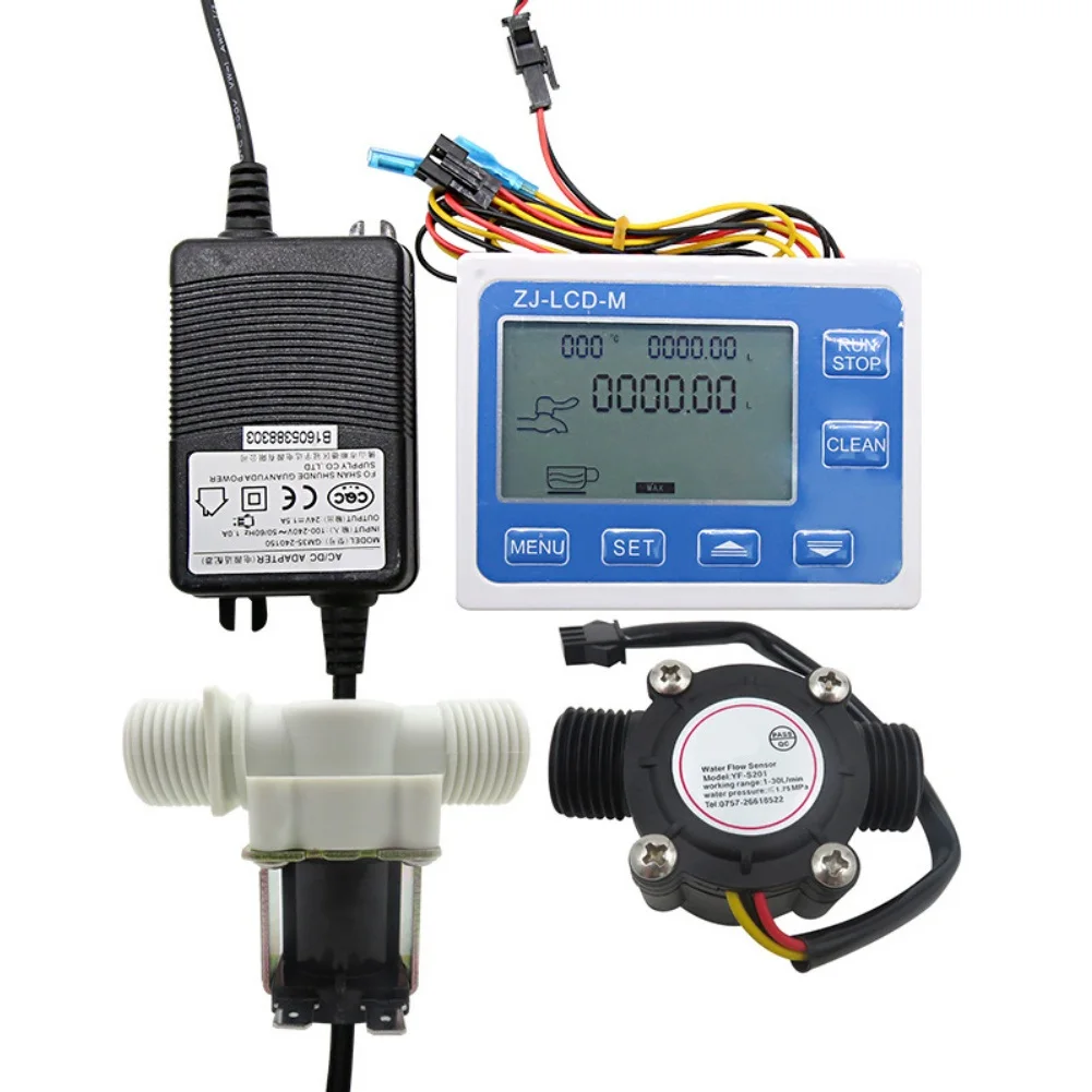 Pulse Signal Output G1 2 Flow Meter Household Irrigation Automated Water Dosing LCD Screen Display Flow Range 1-30L MIN
Pulse Signal Output G1 2 Flow Meter Household Irrigation Automated Water Dosing LCD Screen Display Flow Range 1-30L MIN