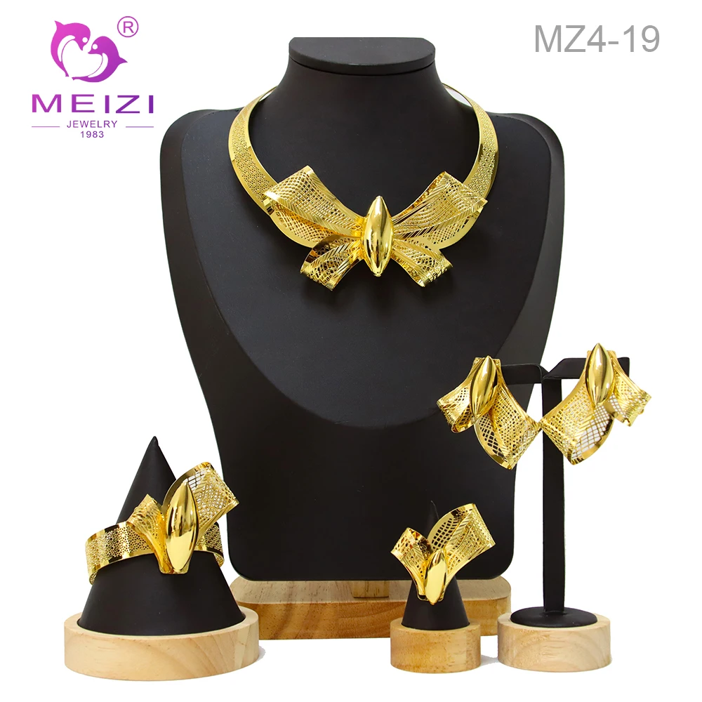 MEIZI Jewelry Luxury Classic Butterfly Shape Pendant Gold Plated Necklace Sets For Ladies Party Wedding Holiday Gift
MEIZI Jewelry Luxury Classic Butterfly Shape Pendant Gold Plated Necklace Sets For Ladies Party Wedding Holiday Gift