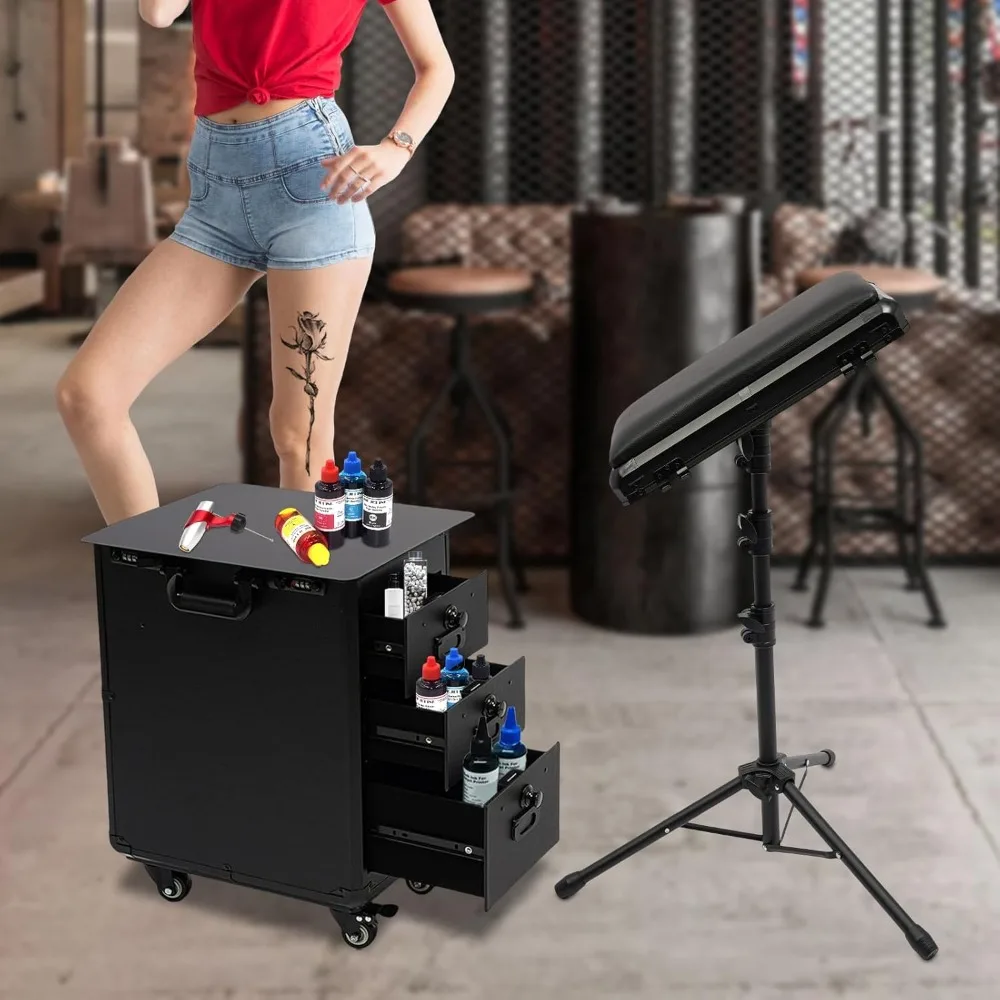Makeup Rolling Train Case Large Storage Cosmetic Trolley, Professional Cosmetic Organizer Box withTwo Brakes Wheels Salon Barber
Makeup Rolling Train Case Large Storage Cosmetic Trolley, Professional Cosmetic Organizer Box withTwo Brakes Wheels Salon Barber