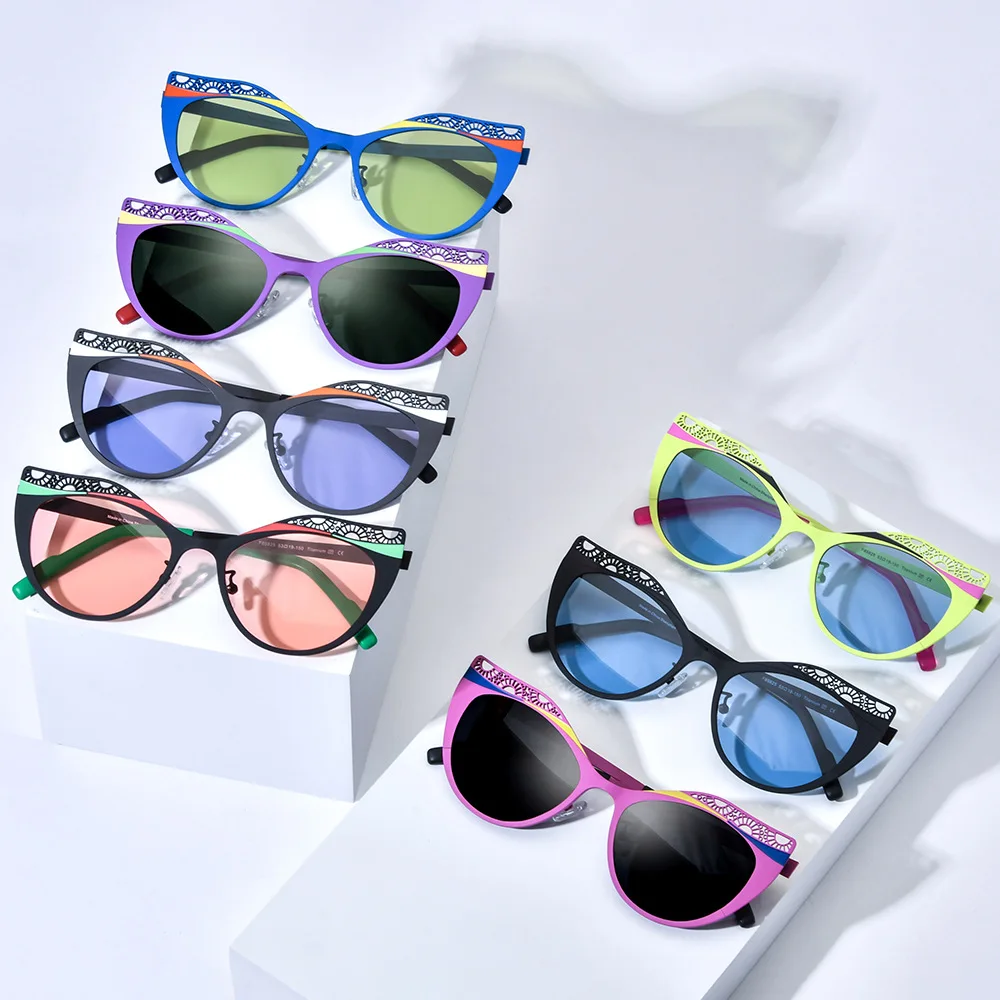 Luxury sunglasses Men's and women's cat eyes High quality pure titanium UV protection UV400 glasses Fashion color matching sungl
Luxury sunglasses Men's and women's cat eyes High quality pure titanium UV protection UV400 glasses Fashion color matching sungl
