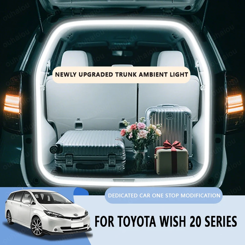 FOR TOYOTA WISH 20 SERIES trunk light modification light Atmosphere lights White warm white Rear Trunk LED Light Bar
FOR TOYOTA WISH 20 SERIES trunk light modification light Atmosphere lights White warm white Rear Trunk LED Light Bar