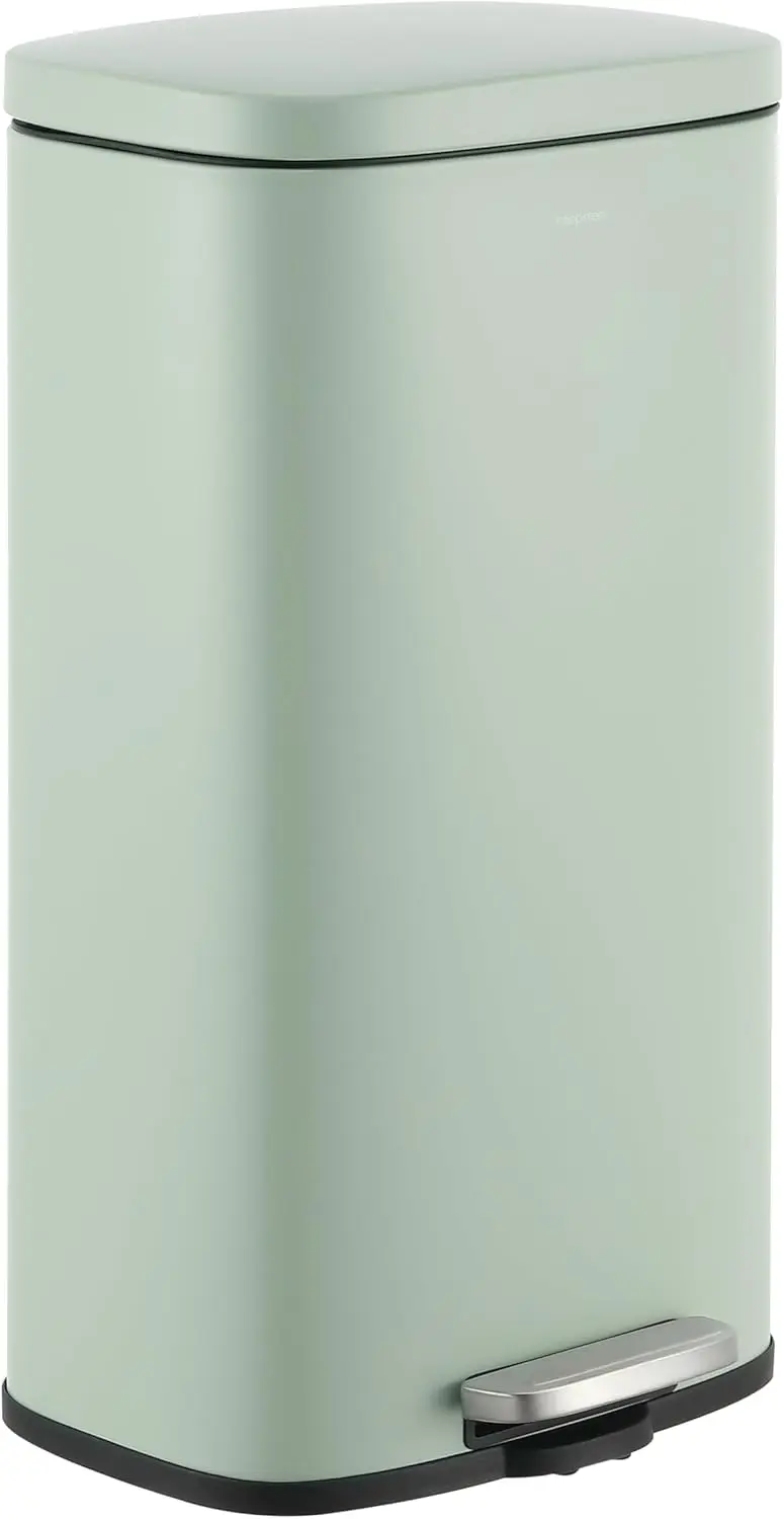 8-Gallon Step-Open Trash Can, Fingerprint Resistant, Modern Minimalist for Home Kitchen Office, Pistachio Gelato
8-Gallon Step-Open Trash Can, Fingerprint Resistant, Modern Minimalist for Home Kitchen Office, Pistachio Gelato