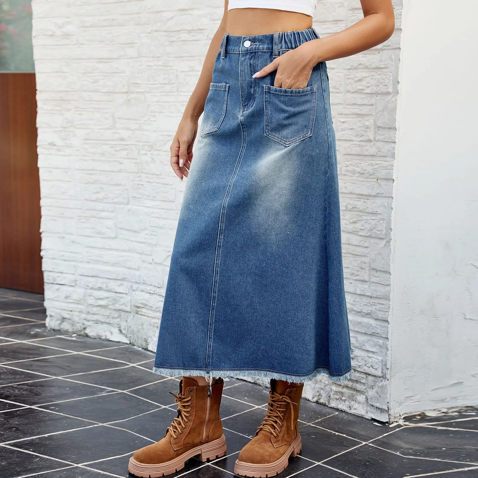 Denim Skirts Women Long Skirt Night A Line Slim Fit Y2k Streetwear Button Elegant Mom Jeans Party Work High Waist Summer 2025
Denim Skirts Women Long Skirt Night A Line Slim Fit Y2k Streetwear Button Elegant Mom Jeans Party Work High Waist Summer 2025