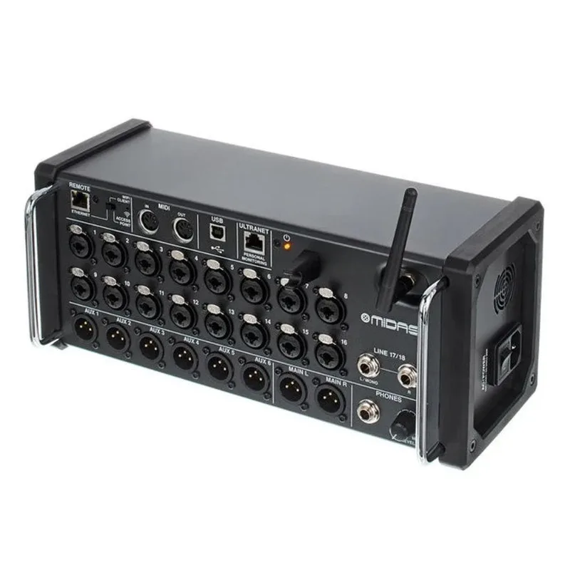 M R18 18-Input Digital M I Das Rackmount M I Xer with 16 Preamps, WiFi Module and USB Audio Interface
M R18 18-Input Digital M I Das Rackmount M I Xer with 16 Preamps, WiFi Module and USB Audio Interface
