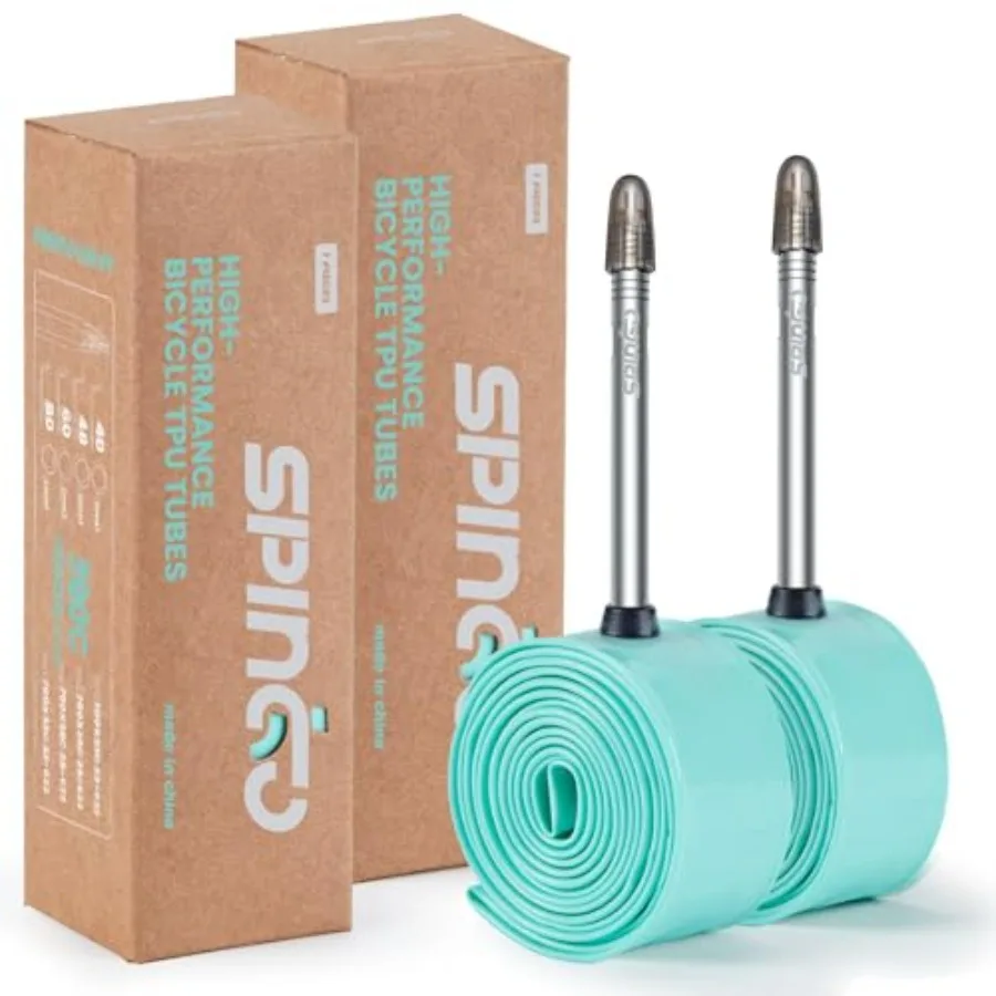 2-Pack Aluminum Alloy TPU Inner Tube 700C x 23c-32c with 48mm/60mm/80mm Presta Valves TPU Bike Tube Lightweight Bicycle Spare T
2-Pack Aluminum Alloy TPU Inner Tube 700C x 23c-32c with 48mm/60mm/80mm Presta Valves TPU Bike Tube Lightweight Bicycle Spare T