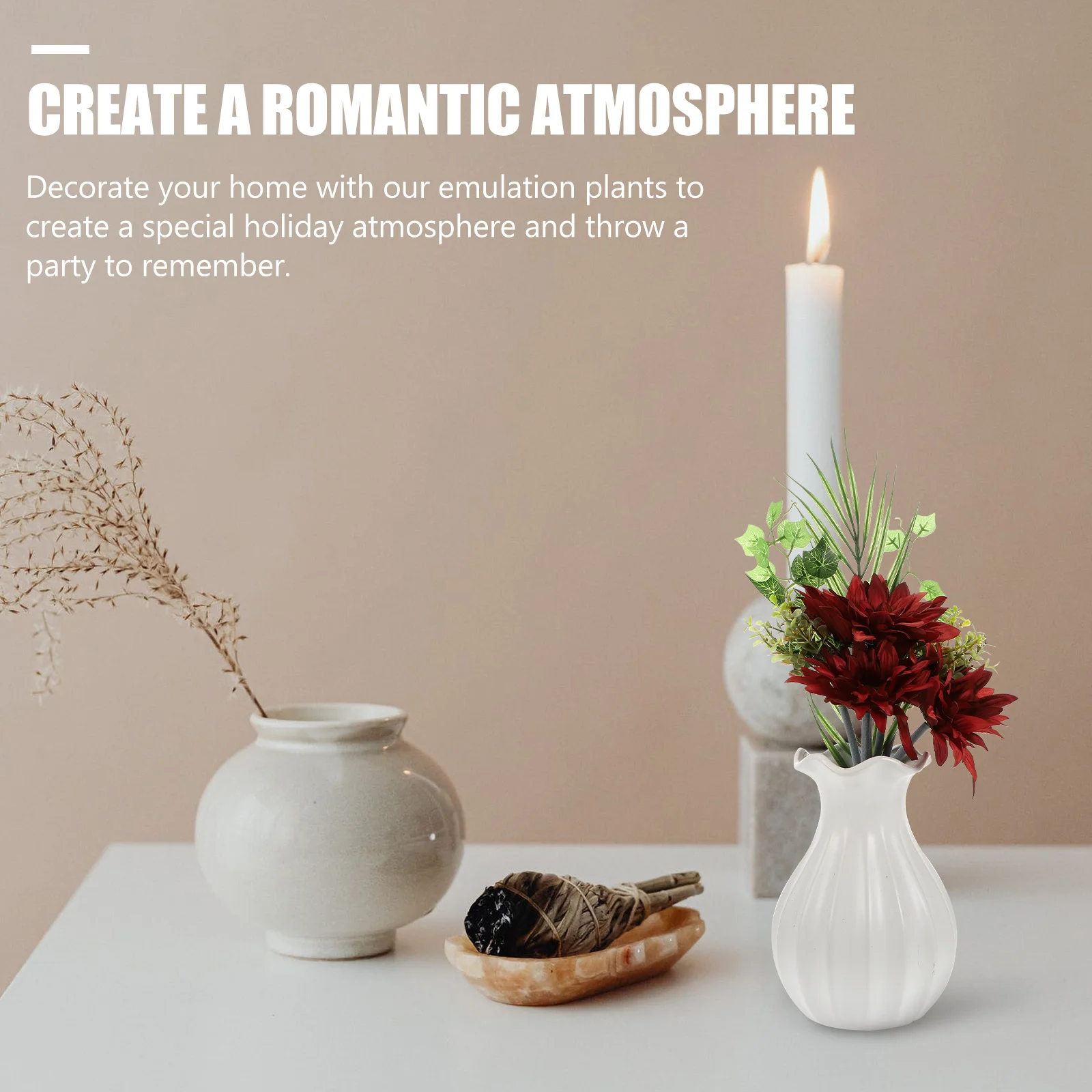 Artificial Bouquet Flowers for Decoration Household Imitation Realistic Silk Faux Fake Indoor Bride
Artificial Bouquet Flowers for Decoration Household Imitation Realistic Silk Faux Fake Indoor Bride