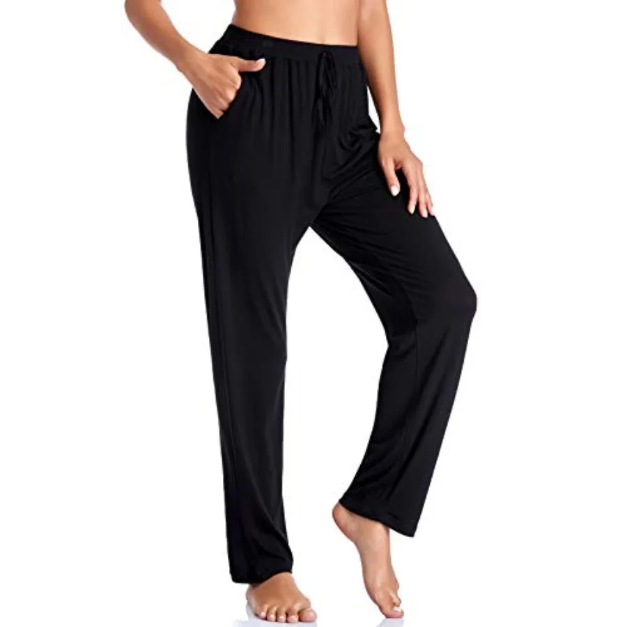 Women's Yoga Pants Soft Comfy Stretch Loose Straight Casual Athletic Pants Running Workout Lounge Pants with Pockets
Women's Yoga Pants Soft Comfy Stretch Loose Straight Casual Athletic Pants Running Workout Lounge Pants with Pockets