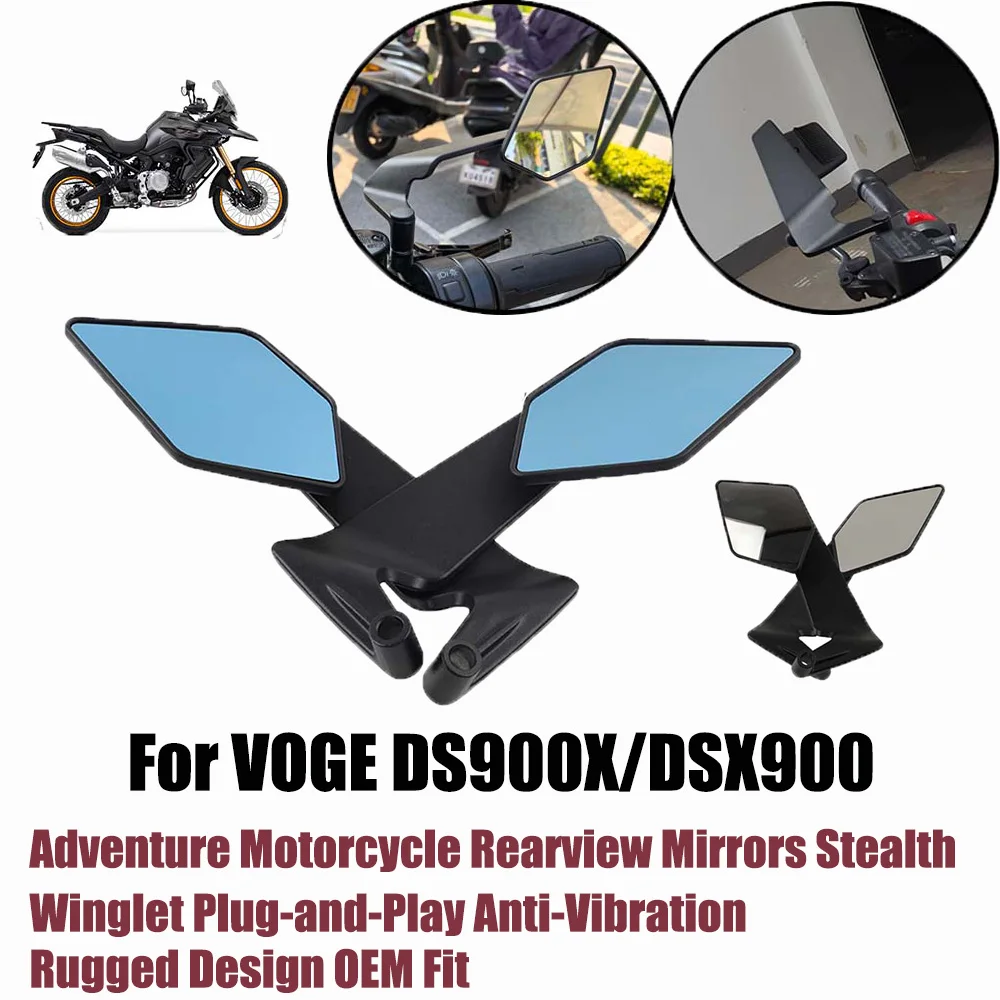 For Voge Ds900X Dsx900 Adventure Motorcycle Rearview Mirrors Stealth Winglet Plug-And-Play Anti-Vibration Rugged Design Oem Fit
For Voge Ds900X Dsx900 Adventure Motorcycle Rearview Mirrors Stealth Winglet Plug-And-Play Anti-Vibration Rugged Design Oem Fit
