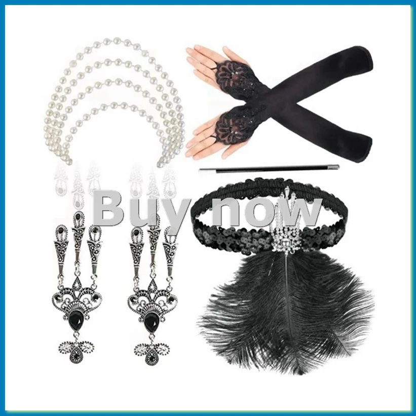 Women's Accessories Fancy Dress Accessories Girl Costume 1920S Set Jewellery for-A51M
Women's Accessories Fancy Dress Accessories Girl Costume 1920S Set Jewellery for-A51M