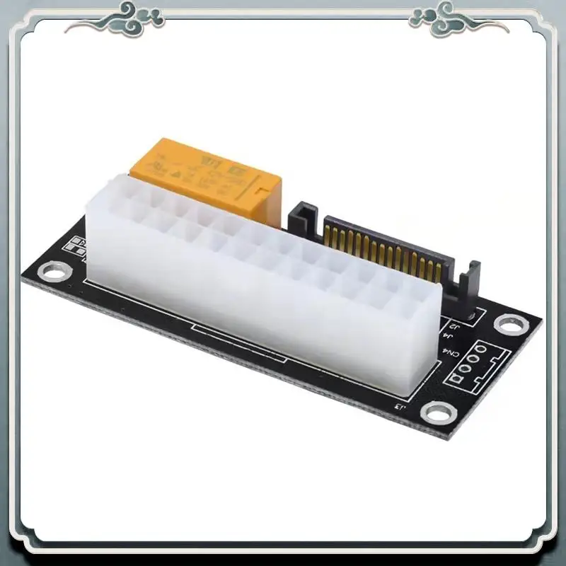 ABIJ-Superior-Dual PSU Power Supply Sync Adapter Add2psu ATX Synchronous Connector Riser Cable Adapter