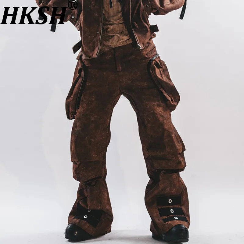 HKSH осенние мужские брюки-карго в стиле панк Tide Waste Land, трехмерные брюки-карго, свободные мотоциклетные шикарные брюки с большими карманами, темная Techwear HK14941
HKSH осенние мужские брюки-карго в стиле панк Tide Waste Land, трехмерные брюки-карго, свободные мотоциклетные шикарные брюки с большими карманами, темная Techwear HK14941