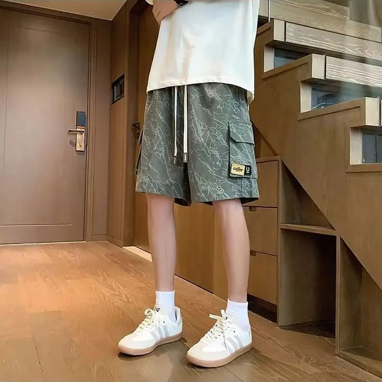 Men's Summer Cargo Shorts Baggy Loose Fit Straight Leg 5 Inch Casual Streetwear Above Knee Workout Shorts Quick Dry Lightweight
Men's Summer Cargo Shorts Baggy Loose Fit Straight Leg 5 Inch Casual Streetwear Above Knee Workout Shorts Quick Dry Lightweight