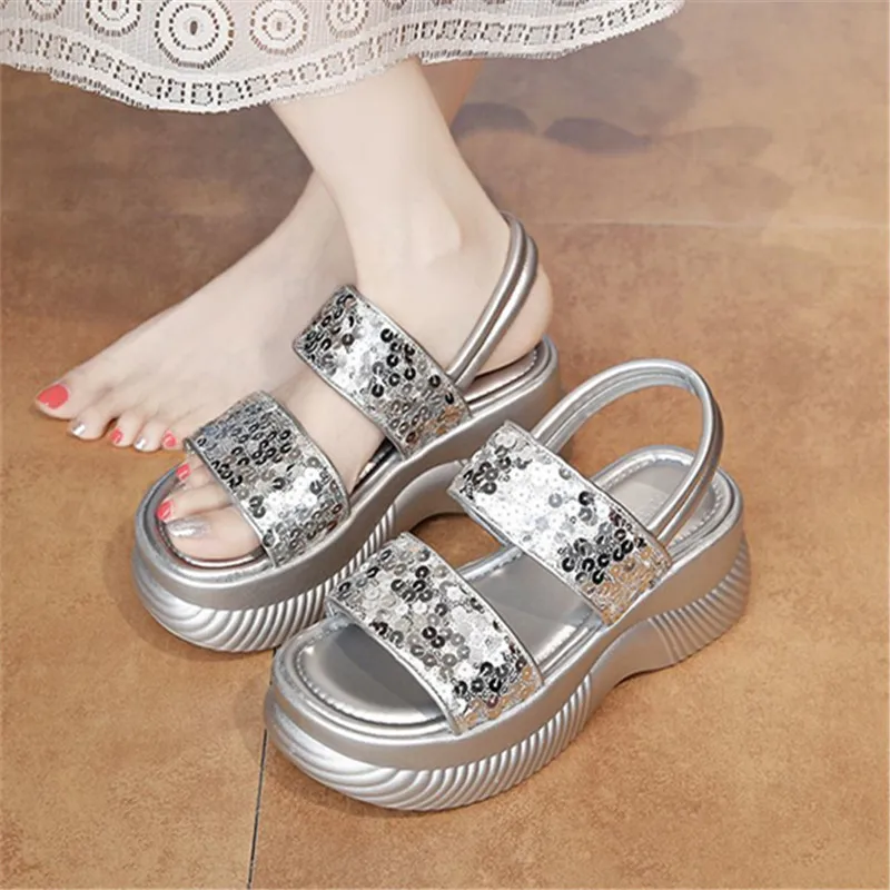 Soft-soled Trifle Platform-soled Small Person Heightened Cool Drag Summer Wear 2026 New Wedge Sandals Women
Soft-soled Trifle Platform-soled Small Person Heightened Cool Drag Summer Wear 2026 New Wedge Sandals Women