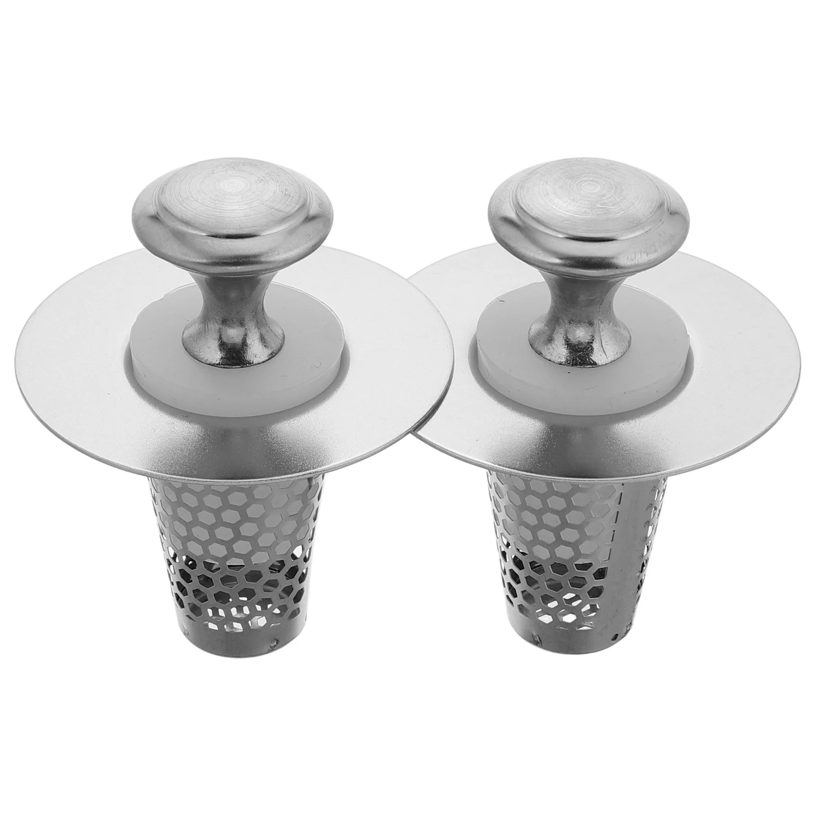 2Pcs Sink Strainer Set With High Efficiency Filtration Silicone Drain Stopper For Bathroom Kitchen Sink
2Pcs Sink Strainer Set With High Efficiency Filtration Silicone Drain Stopper For Bathroom Kitchen Sink
