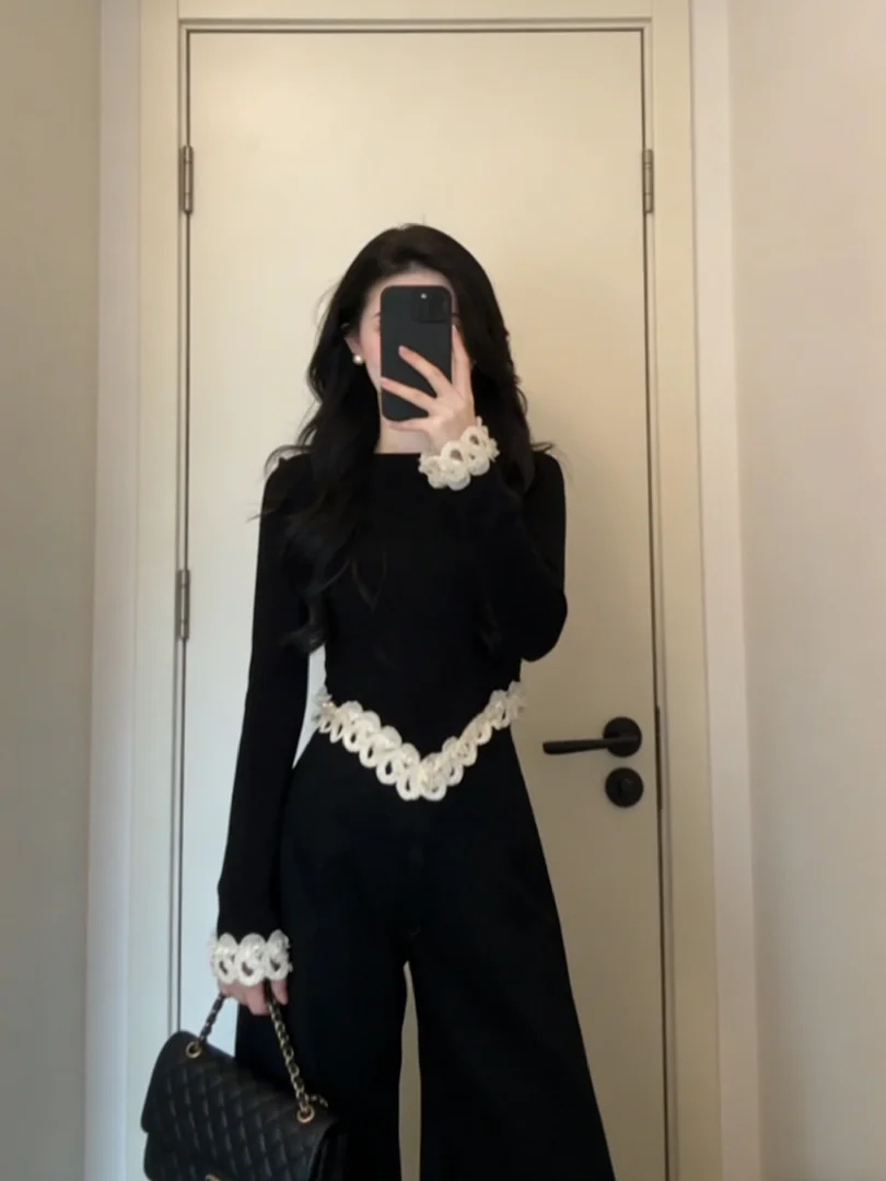 Chic Early Autumn Korean Sle Miu Series Faion Set Rich Girl Cool Younger Age ular High Waist Long Pants Floral
Chic Early Autumn Korean Sle Miu Series Faion Set Rich Girl Cool Younger Age ular High Waist Long Pants Floral
