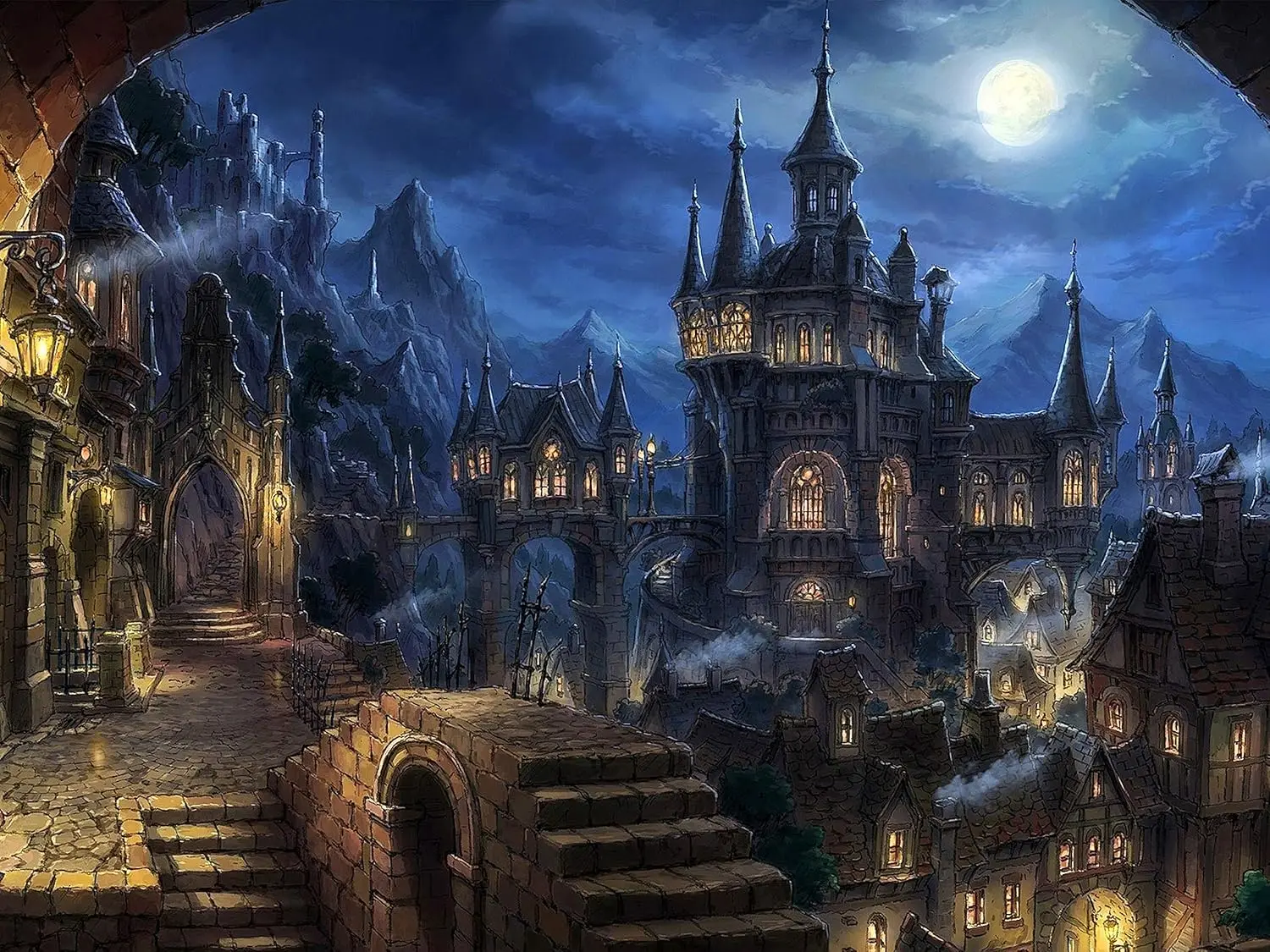 Simsant Old Castle Tapestry Werewolf Night Ancient City Tapestry Wall Hanging for Bedroom Living Room Dorm
Simsant Old Castle Tapestry Werewolf Night Ancient City Tapestry Wall Hanging for Bedroom Living Room Dorm