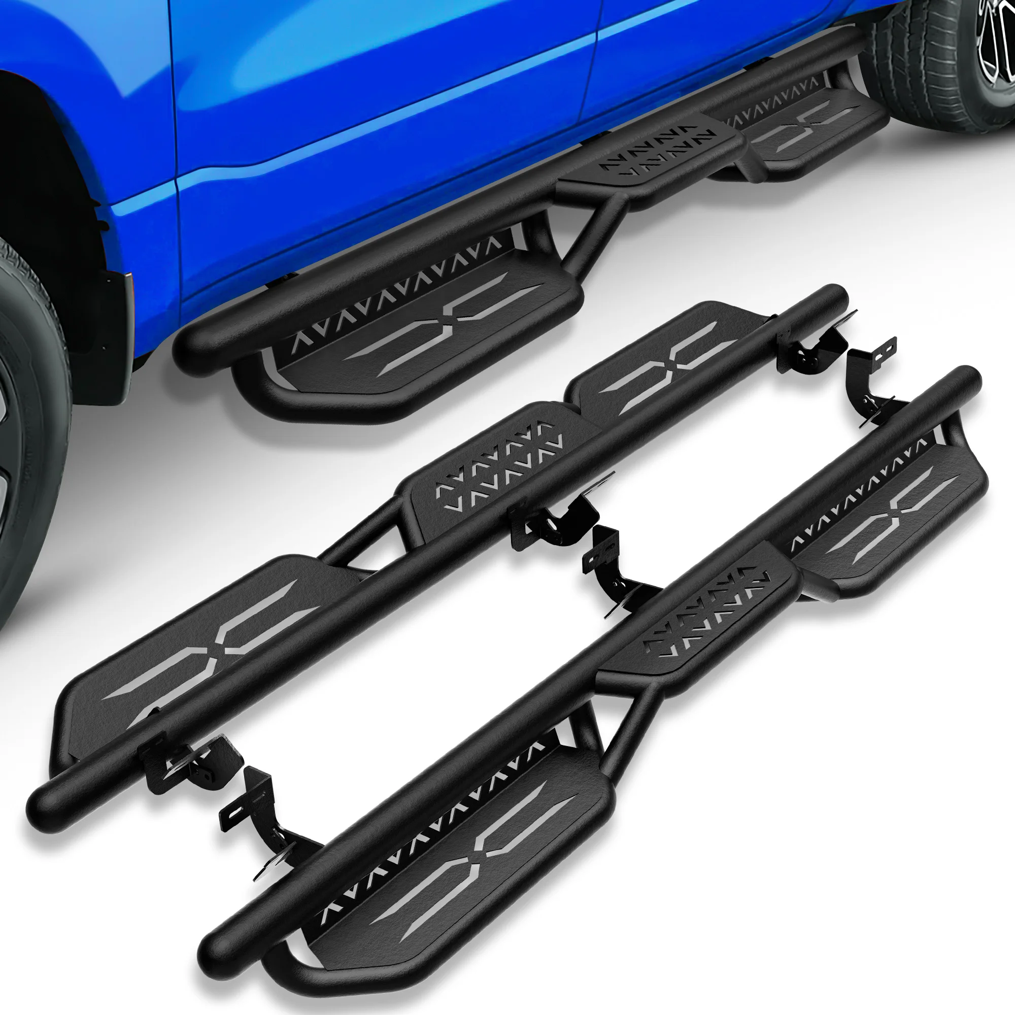 Side Steps Running Boards Bolt-on Nerf Bar for 09-18 Dodge Ram 1500, 2019-2024 1500 Classic, 2010-2024 Ram 2500 & 3500 Crew Cab
Side Steps Running Boards Bolt-on Nerf Bar for 09-18 Dodge Ram 1500, 2019-2024 1500 Classic, 2010-2024 Ram 2500 & 3500 Crew Cab