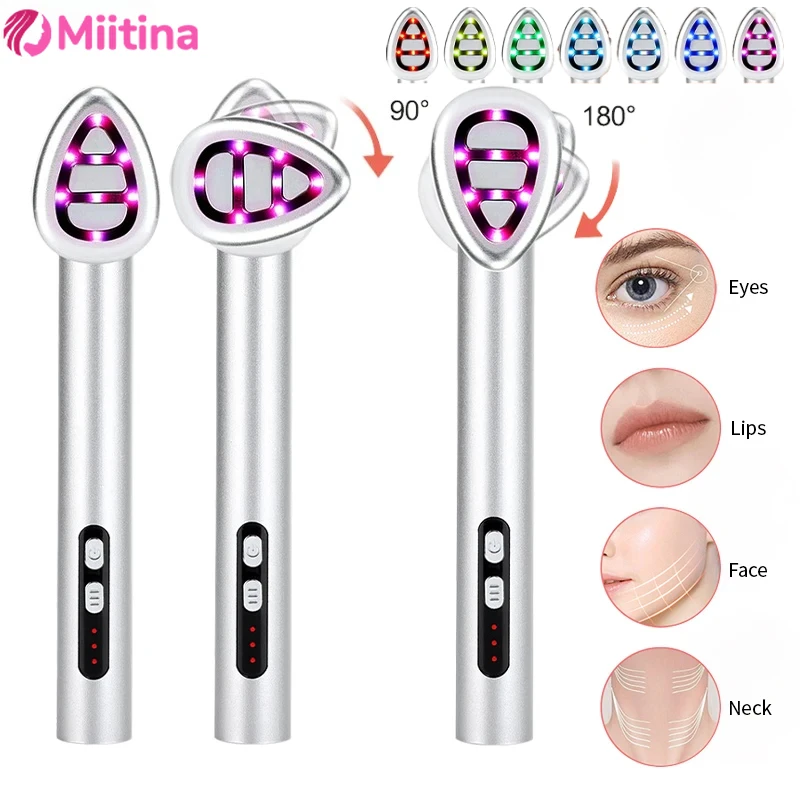 7 Color Microcurrent EMS Eye Beauty Device Microcurrent Eyes Massager Remove Eye Bags Dark Circles Lifting Massage Instrument
7 Color Microcurrent EMS Eye Beauty Device Microcurrent Eyes Massager Remove Eye Bags Dark Circles Lifting Massage Instrument