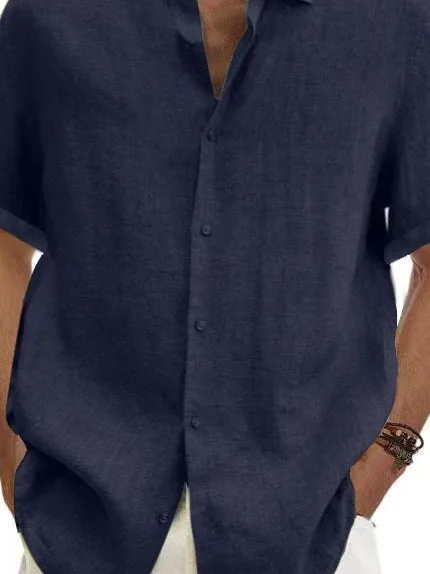 Casual Color ort Sve Men's irt Loose Fit Comfortable Pure Color Faionable Summer Casual Wear Chinese Brand
Casual Color ort Sve Men's irt Loose Fit Comfortable Pure Color Faionable Summer Casual Wear Chinese Brand