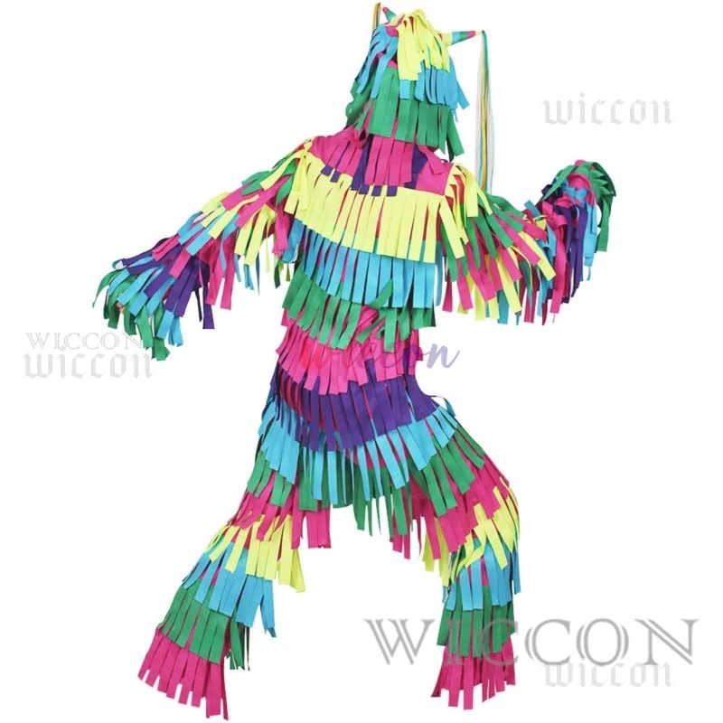 Mexico Easter Egg Festival Pinata Cosplay Costume Unique Special Jumpsuit Colored Ribbon Colorful Costume Unisex Men Women
Mexico Easter Egg Festival Pinata Cosplay Costume Unique Special Jumpsuit Colored Ribbon Colorful Costume Unisex Men Women