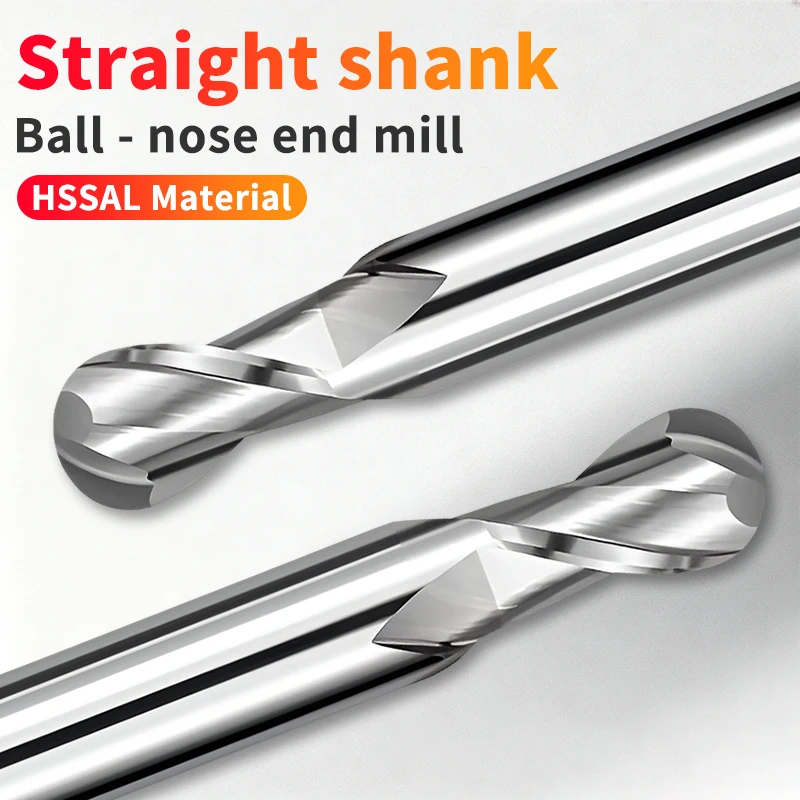 ZUANTONG 1PCS HSS Ball Nose End Mill R0.5 R0.75 R1 R1.5 R2-R12.5 65L~200L CNC Machining Cutter Radius Tool Aluminum High Quality
ZUANTONG 1PCS HSS Ball Nose End Mill R0.5 R0.75 R1 R1.5 R2-R12.5 65L~200L CNC Machining Cutter Radius Tool Aluminum High Quality