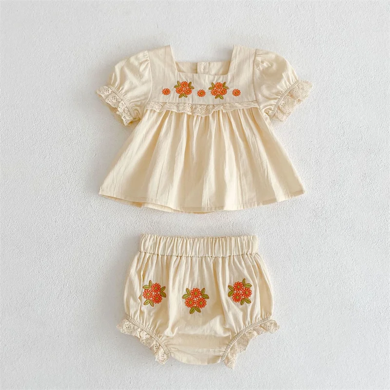 Summer Baby Girl Clothing Infant Baby Girl Clothes Set Newborn Cotton Floral Girl Dress 2Pcs Top + Bottom Outfits 0-3Y
Summer Baby Girl Clothing Infant Baby Girl Clothes Set Newborn Cotton Floral Girl Dress 2Pcs Top + Bottom Outfits 0-3Y