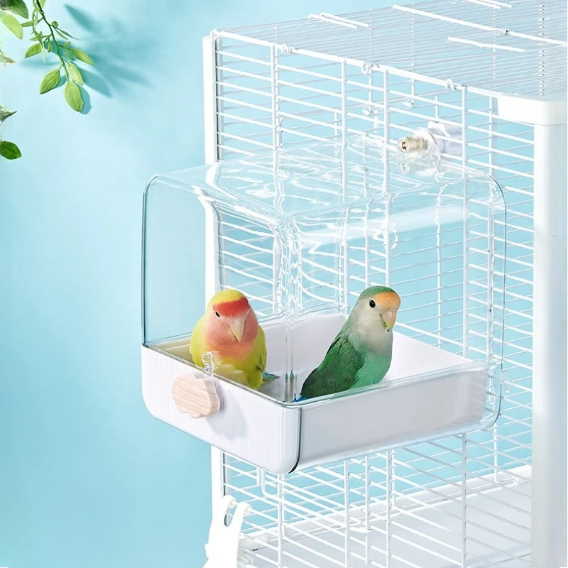 Parrot Bath Tub Bathroom Shower Device for Birds Large Size Bird Cleaning Accessory Water Bathing Tool Household Goods
Parrot Bath Tub Bathroom Shower Device for Birds Large Size Bird Cleaning Accessory Water Bathing Tool Household Goods
