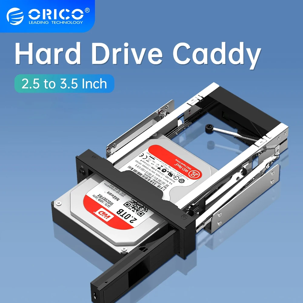 ORICO Hard Drive Caddy 3.5 to 2.5 inch Stainless Internal Hard Drive Mounting Bracket Adapter 3.5 inch SATA HDD Mobile Frame
ORICO Hard Drive Caddy 3.5 to 2.5 inch Stainless Internal Hard Drive Mounting Bracket Adapter 3.5 inch SATA HDD Mobile Frame
