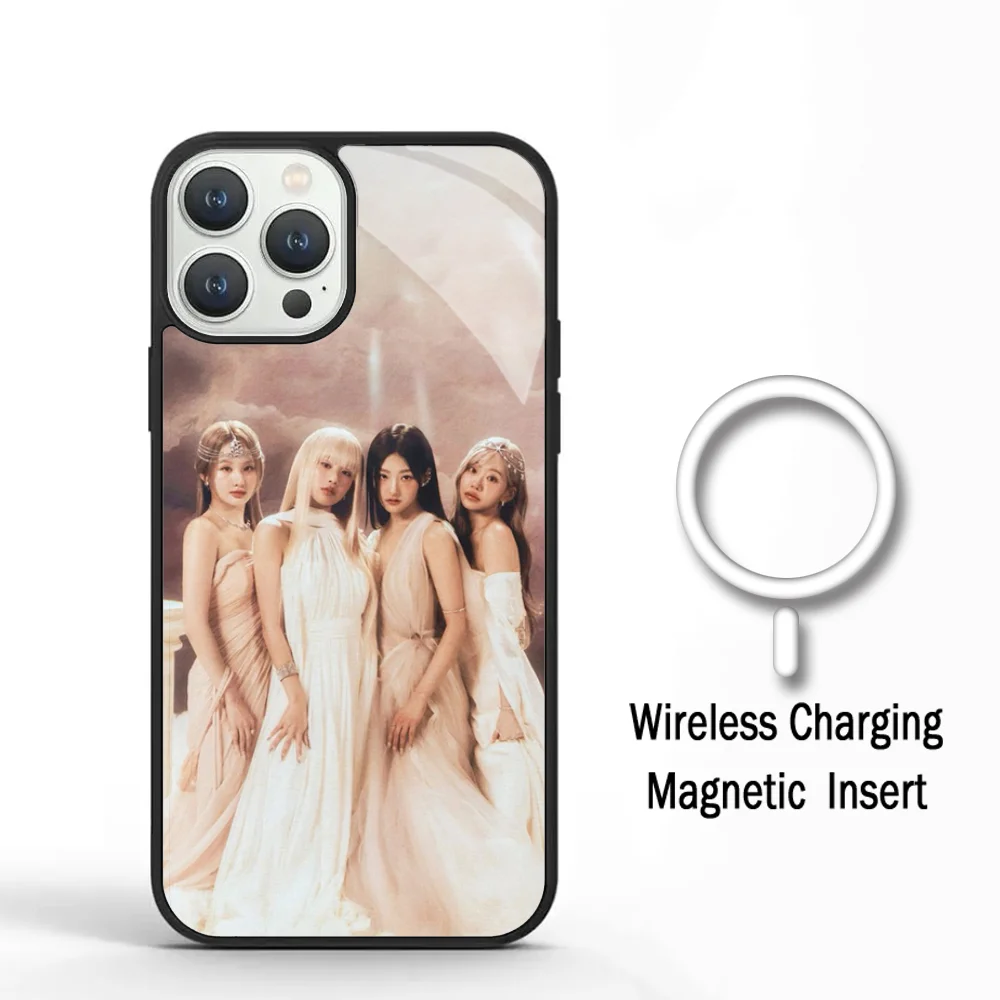 Kpop Kiss Of Life Phone Case For IPhone 11 12 13 14 15 Plus Pro Max Mirror Acrylic Cover For Magsafe Wireless Charging
Kpop Kiss Of Life Phone Case For IPhone 11 12 13 14 15 Plus Pro Max Mirror Acrylic Cover For Magsafe Wireless Charging