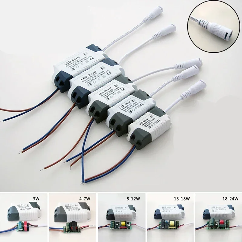 LED Driver AC110V-220V To DC 12V 24V Lighting Transformer LED Panel Lamp Power Supply Unit Adapter 3W 4-7W 8-12W 13-18W 18-24W
LED Driver AC110V-220V To DC 12V 24V Lighting Transformer LED Panel Lamp Power Supply Unit Adapter 3W 4-7W 8-12W 13-18W 18-24W