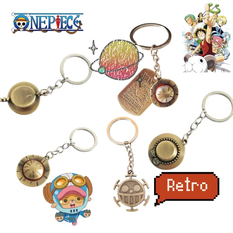 New One Piece Chopper Luffy Ace anime cartoon metal pendants creative personalized retro keychains accessories holiday gifts
New One Piece Chopper Luffy Ace anime cartoon metal pendants creative personalized retro keychains accessories holiday gifts