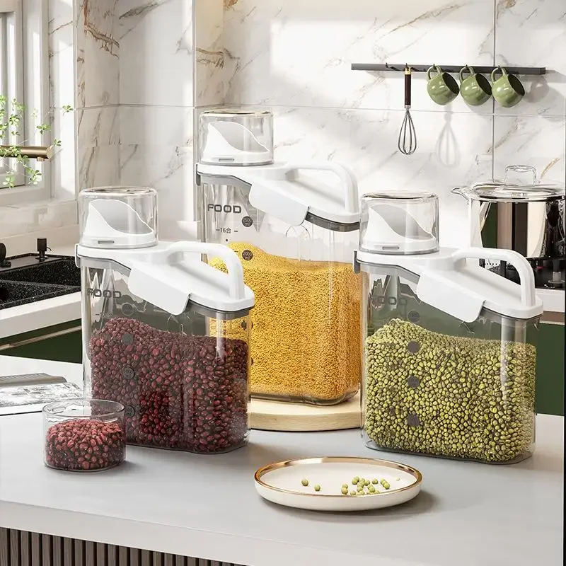 Moisture-Proof Insect-Proof Sealed Jar, Rice Bucket, Household Storage Tank, Kitchen Transparent Storage Tank
Moisture-Proof Insect-Proof Sealed Jar, Rice Bucket, Household Storage Tank, Kitchen Transparent Storage Tank