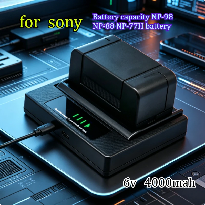 4000mAh 6V NP-98 NP-88 NP-77H Battery for Sony CCD-V801 F550E TR380E TR400 Camera Long Range Stable Digital Battery
4000mAh 6V NP-98 NP-88 NP-77H Battery for Sony CCD-V801 F550E TR380E TR400 Camera Long Range Stable Digital Battery